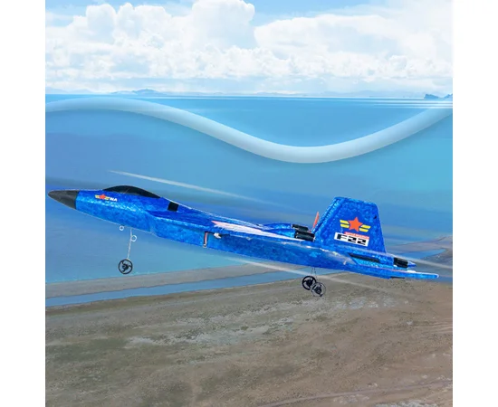 Літак на радіокеруванні SCHE HW32 F22 Fighter Blue