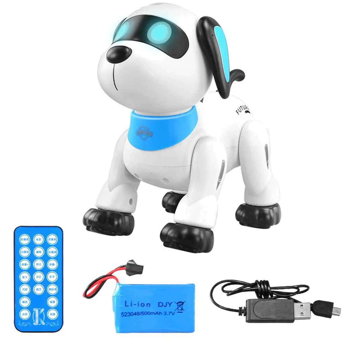 Интерактивная игрушка Собака-Робот SHT K21 White