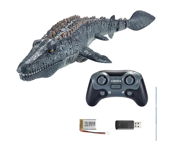 Човен на радіокеруванні SHT 3712-3A Mosasaurus 2.4G Grey