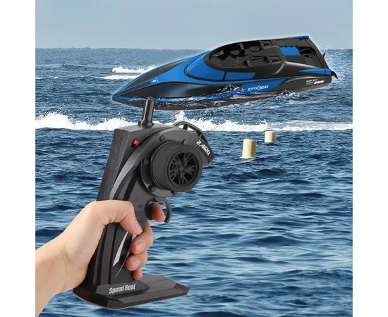Катер на радиоуправлении HF16335 2.4G Blue
