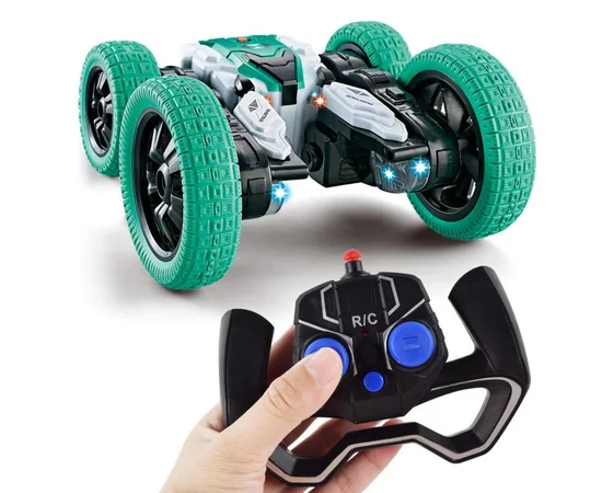 Машинка на радіокеруванні SHT DW02A Trick and Flip RC Car 2.4G Green