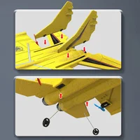 Самолет на радиоуправлении SCHE HW37 New Foam Yellow
