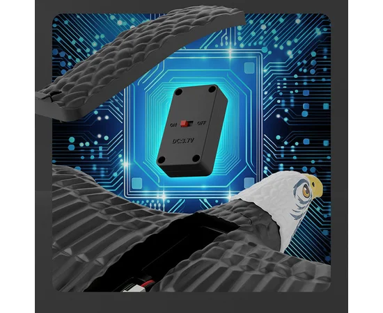 Самолет-птица на радиоуправлении SCHE HW40 Eagle Black