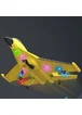 Самолет на радиоуправлении SCHE HW37 New Foam Yellow