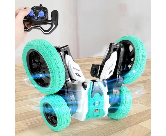Машинка на радіокеруванні SHT DW02A Trick and Flip RC Car 2.4G Green