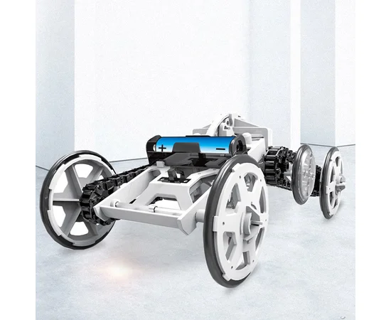 Конструктор внедорожник-скалолаз на солнечной батарее DYY008 Diy Solar White