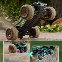 Машинка на радиоуправлении SCHE HW8809 Four-wheel drive high-speed Green