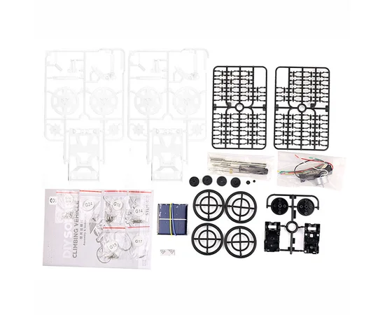 Конструктор внедорожник-скалолаз на солнечной батарее DYY008 Diy Solar White
