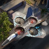 Самолет на радиоуправлении SCHE L0712 Aerobatic (with two remote controls) Blue