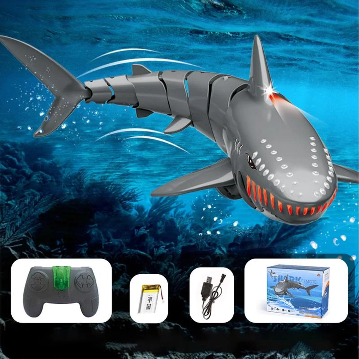 Лодка на радиоуправлении SHT FY666 Shark 2.4G Grey