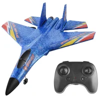 Літак на радіокеруванні SCHE HW28 SU27 Foam Blue