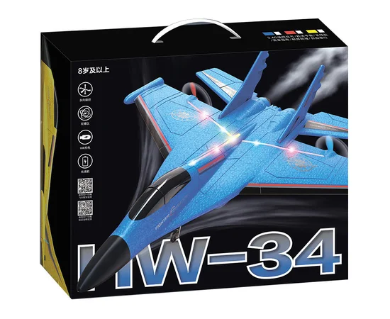 Самолет на радиоуправлении SCHE HW37 New Foam Blue