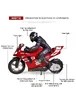 Мотоцикл на радіокеруванні Motorcycle Stunt Drift six-axis Gyroscope Red