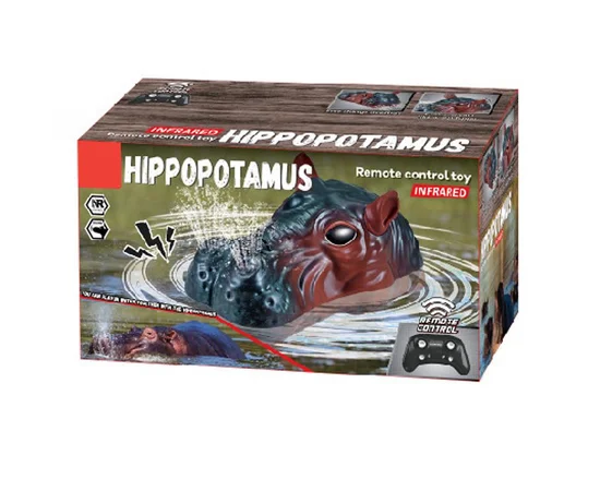 Човен на радіокеруванні SHT 3736AD Hippopotamus 2.4G Black / Brown