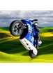 Мотоцикл на радиоуправлении Motorcycle Stunt Drift six-axis Gyroscope Blue