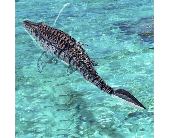 Човен на радіокеруванні SHT 3712-3A Mosasaurus 2.4G Grey