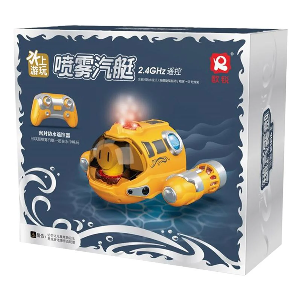 Лодка на радиоуправлении SHT 3722-2A Spray Fog 2.4G Red