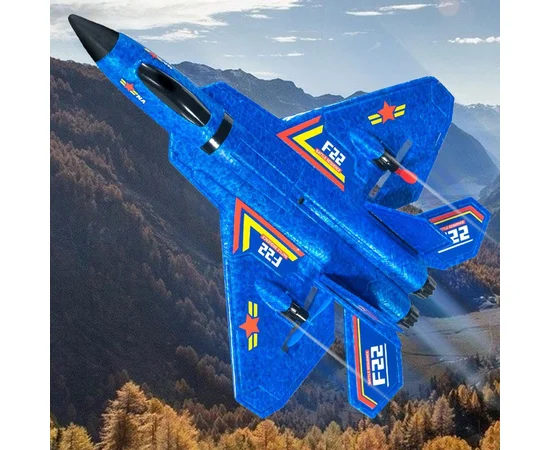 Літак на радіокеруванні SCHE HW32 F22 Fighter Blue