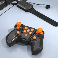 Детский восьмиколесный динозавр на радиоуправлении SHT 2590 2.4G (with 2 remote) Grey / Orange