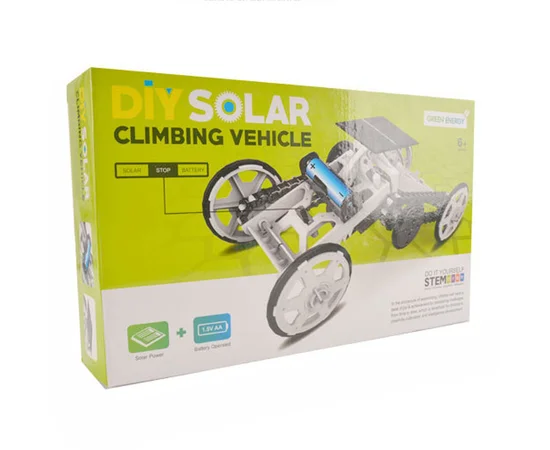 Конструктор внедорожник-скалолаз на солнечной батарее DYY008 Diy Solar White