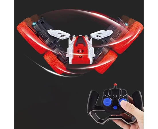 Машинка на радиоуправлении SHT DW02A Trick and Flip RC Car 2.4G Red