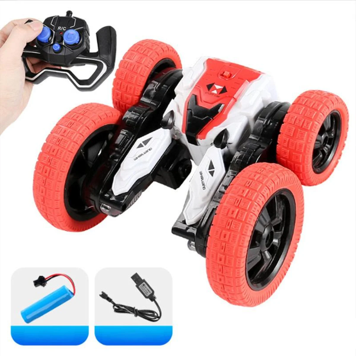 Машинка на радиоуправлении SHT DW02A Trick and Flip RC Car 2.4G Red