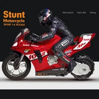 Мотоцикл на радиоуправлении Motorcycle Stunt Drift six-axis Gyroscope Red