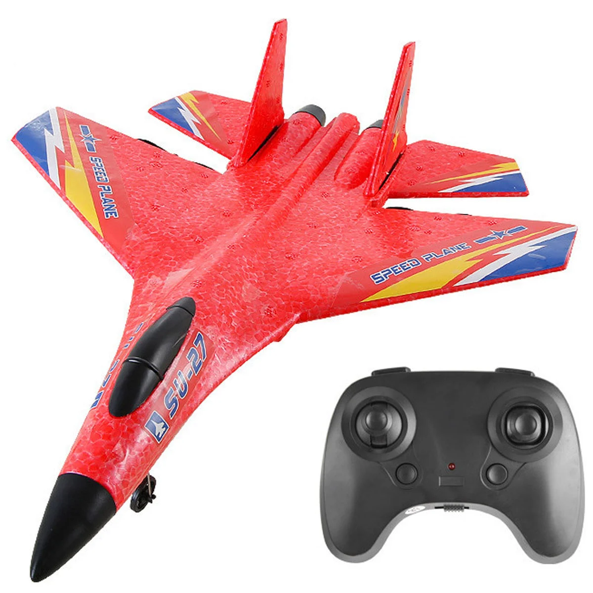 Самолет на радиоуправлении SCHE HW28 SU27 Foam Red