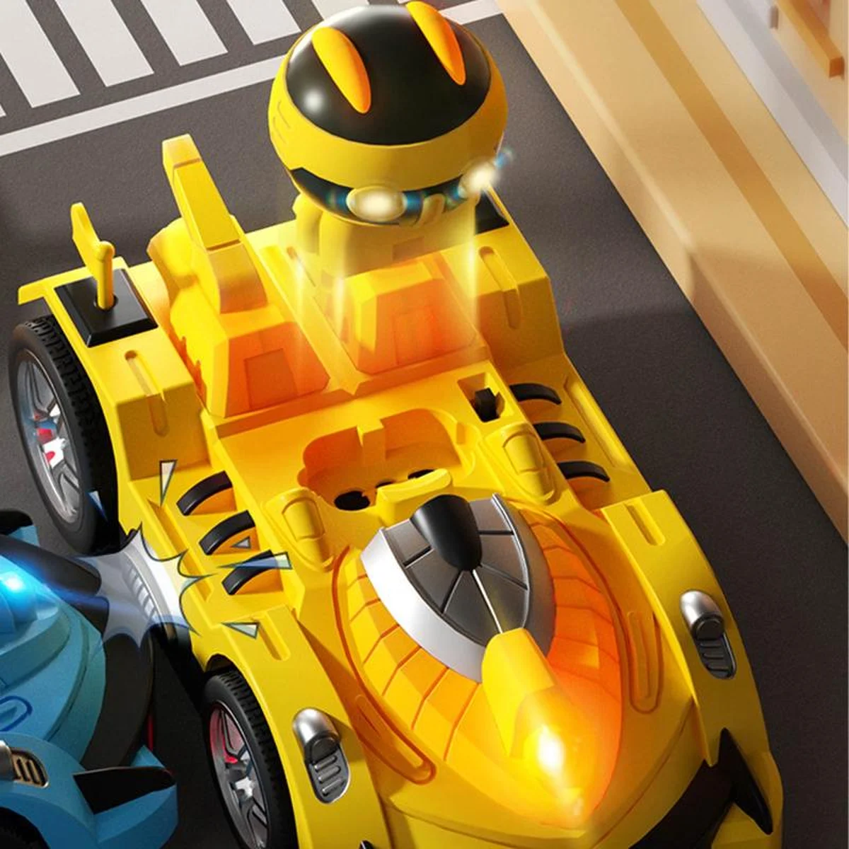 Машинка на радиоуправлении ZF17-1A Super Bumper Car Yellow