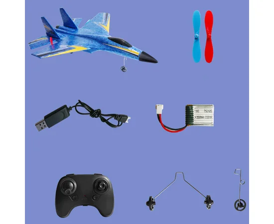 Літак на радіокеруванні SCHE HW33 New Foam Blue