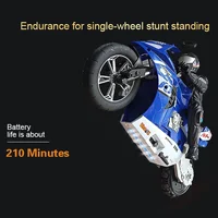 Мотоцикл на радиоуправлении Motorcycle Stunt Drift six-axis Gyroscope Blue