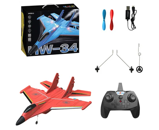 Літак на радіокеруванні SCHE HW37 New Foam Red