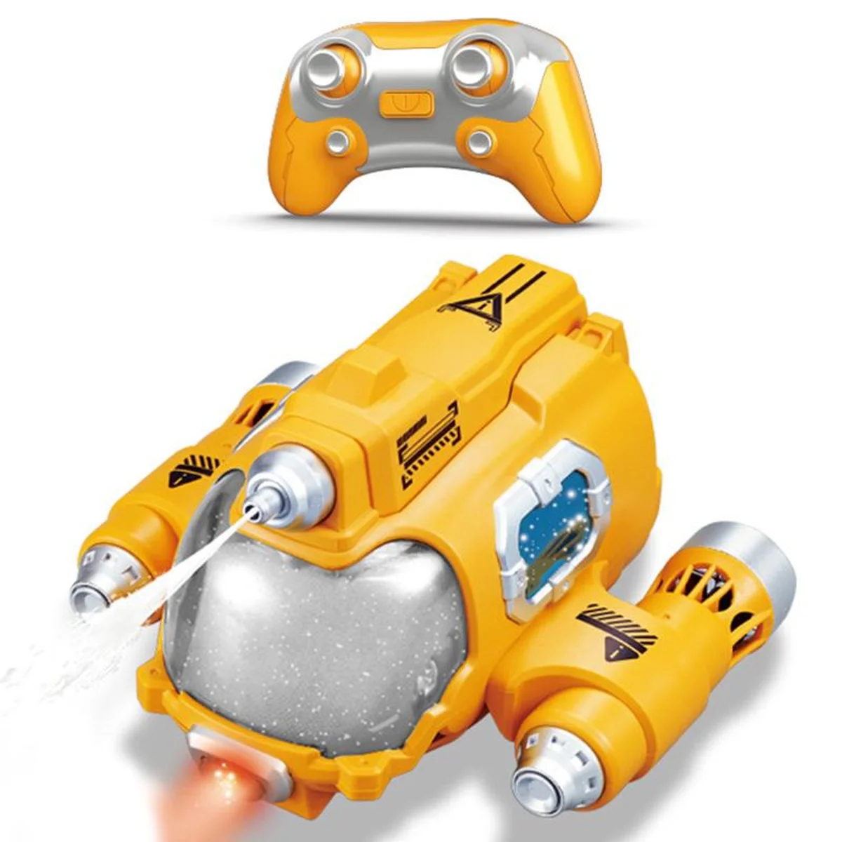 Лодка на радиоуправлении SHT 3737-1AD Spray Water 2.4G Yellow