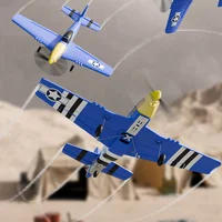 Самолет на радиоуправлении SCHE W551 Four-channel Stunt Fighter Blue