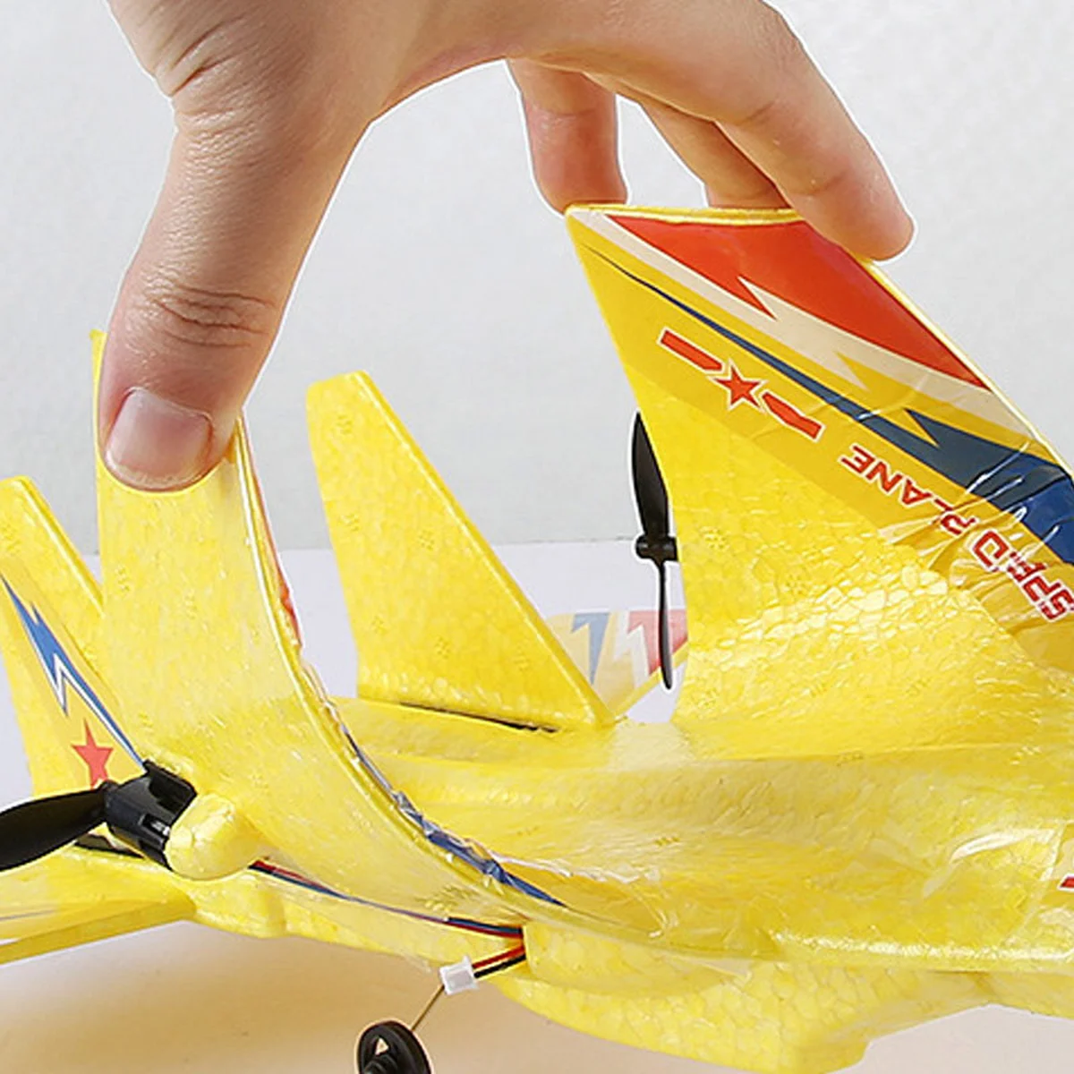 Самолет на радиоуправлении SCHE HW28 SU27 Foam Yellow