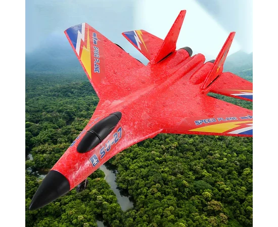 Самолет на радиоуправлении SCHE HW28 SU27 Foam Red