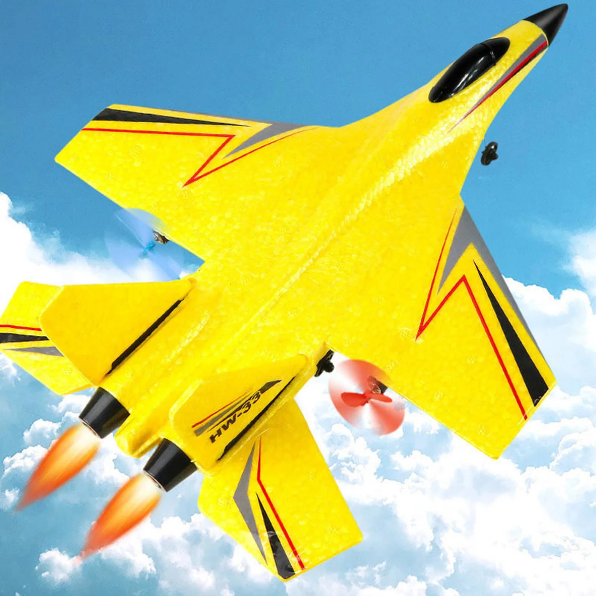 Самолет на радиоуправлении SCHE HW33 New Foam Yellow