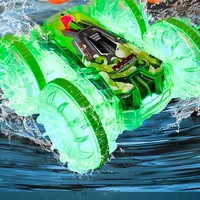 Машинка-амфибия на радиоуправлении YL-103 2.4G Transparent green