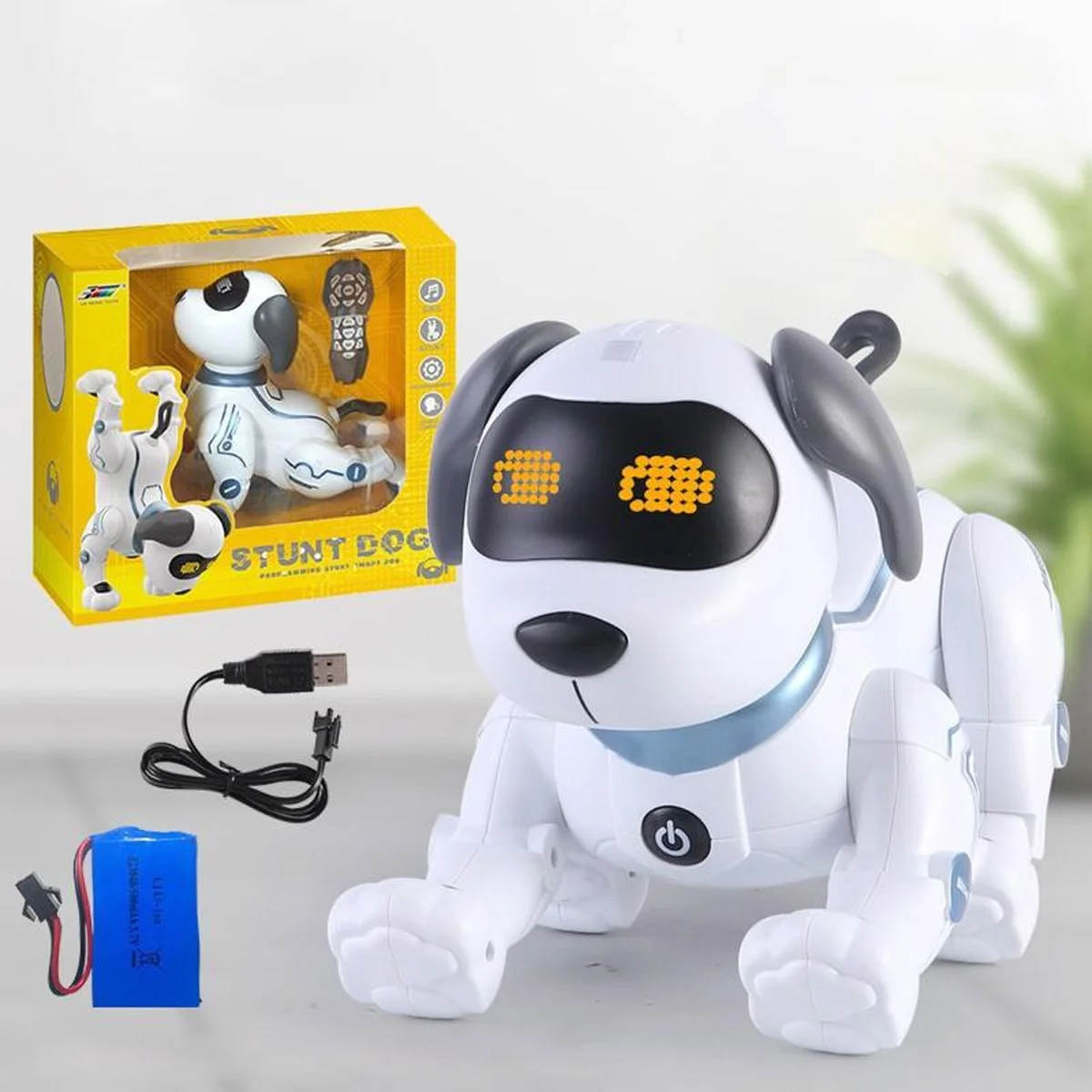 Интерактивная игрушка Собака-Робот SHT K16 White