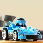 Машинка на радиоуправлении ZF17-1A Super Bumper Car Blue