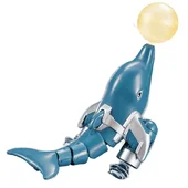 Човен на радіокеруванні SHT 3738AD Dolphin 2.4G Blue/White
