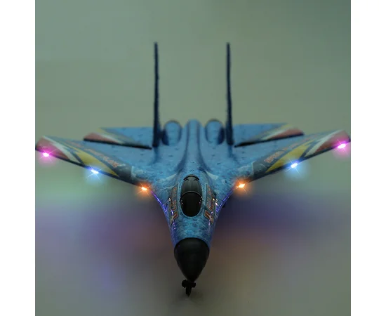 Самолет на радиоуправлении SCHE HW28 SU27 Foam Blue