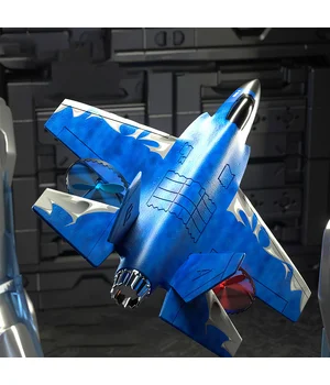 Літак на радіокеруванні SCHE HW39 F35 Fighter Blue