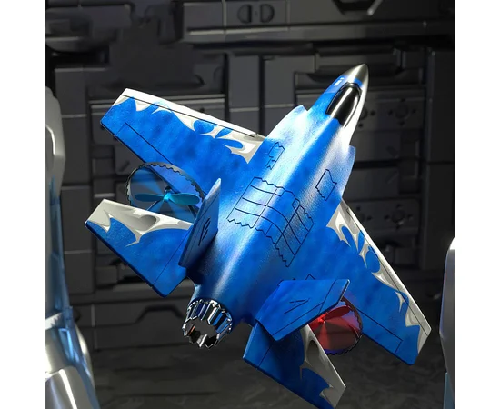 Самолет на радиоуправлении SCHE HW39 F35 Fighter Blue