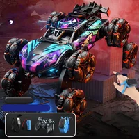 Детский восьмиколесный джип на радиоуправлении SHT 2330 2.4G (with 2 remote) Violet