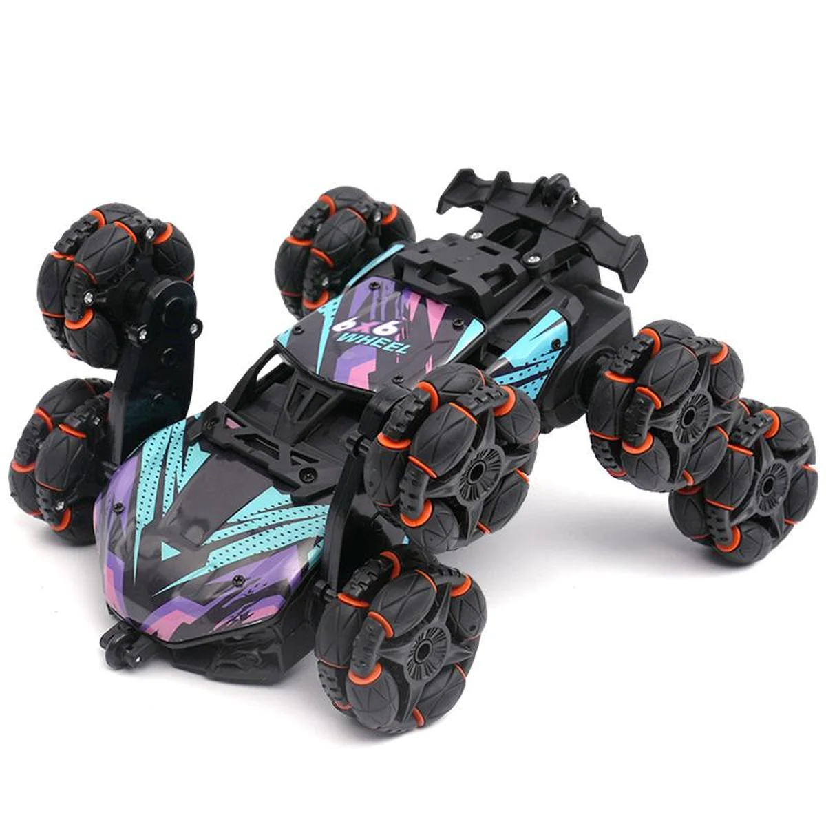 Детский восьмиколесный джип на радиоуправлении SHT 2330 2.4G (with 2 remote) Violet