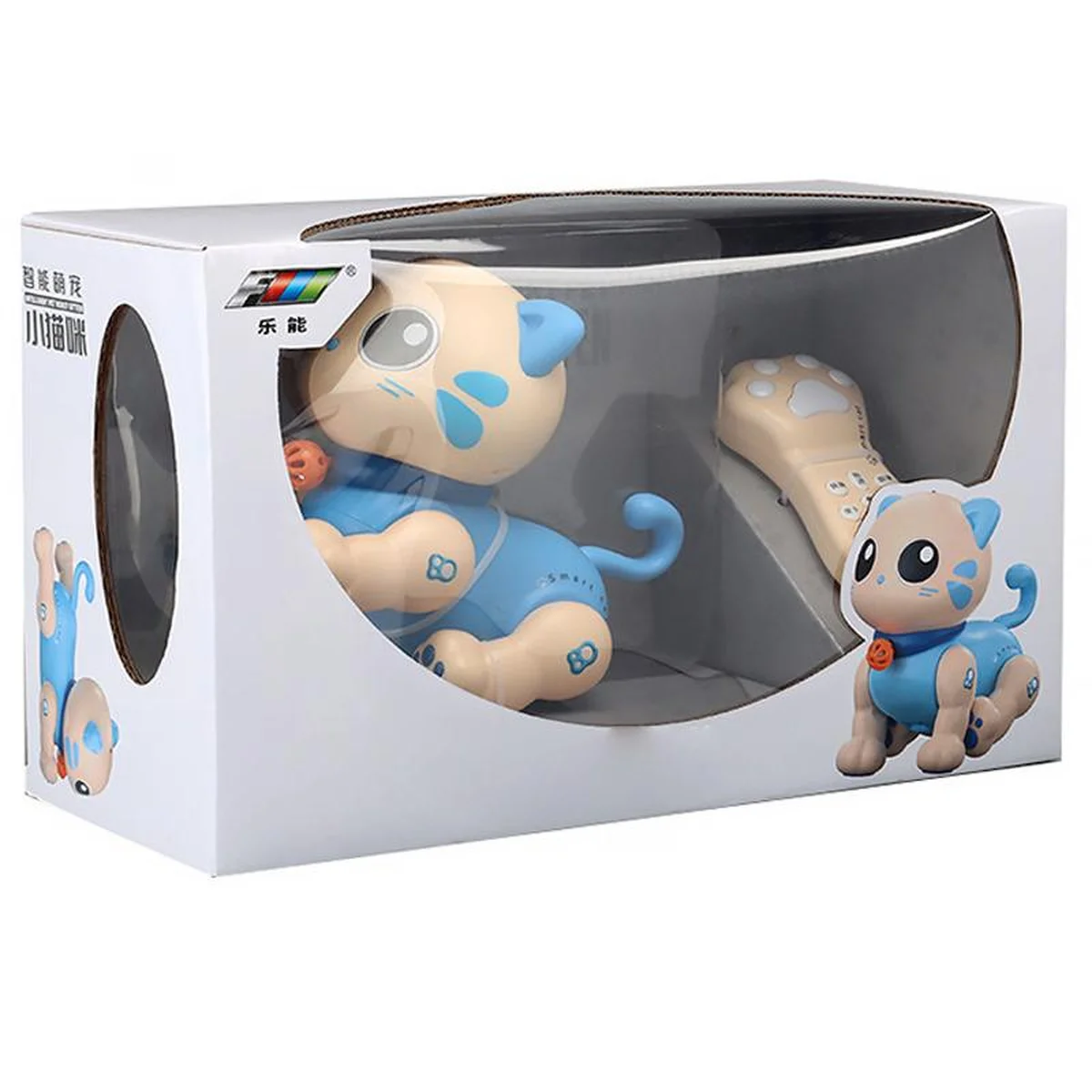 Интерактивная игрушка Котенок-Робот SHT K31 Blue