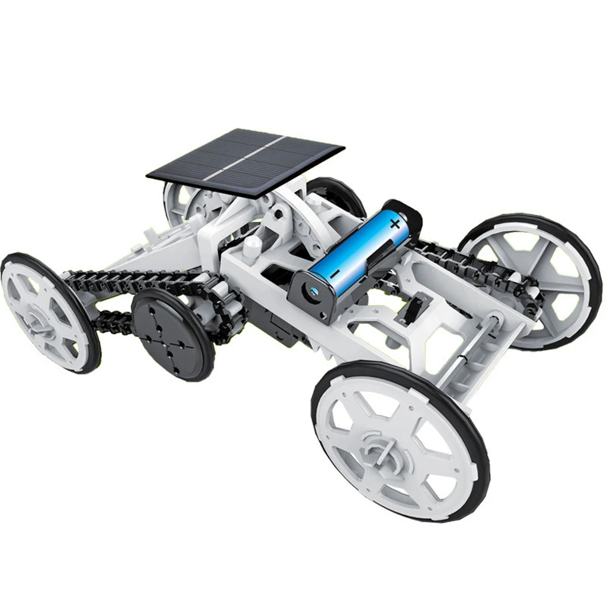 Конструктор позашляховик-скелелаз на сонячній батареї DYY008 Diy Solar White