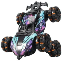 Дитячий восьмиколісний джип на радіокеруванні SHT 2330 2.4G (with 2 remote) Violet