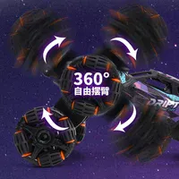 Дитячий восьмиколісний джип на радіокеруванні SHT 2330 2.4G (with 2 remote) Violet